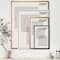 Designart - Minimal Geometric Lines And Squares II - Modern Canvas Wall Art Print in Black Frame